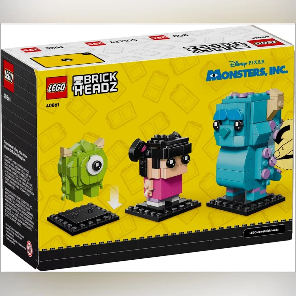 LEGO Sulley, Mike and Boo Figures 40861 NEW in Sealed Box
